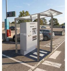 Mise en situation abri de caisse Modulo
