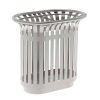 Poubelle tulipe double en inox
