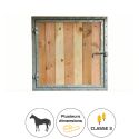 Photo : Fenêtre Box Chevaux en Bois Sur-Mesure 90x98 cm - FP