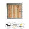 Fenêtre Box Chevaux en Bois Sur-Mesure 90x98 cm