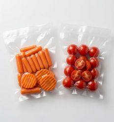 Sachet sous vide lisse avec aliments