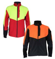 Veste de Travail Solidur manches amovibles orange et Noir