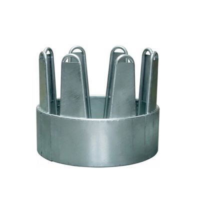 Râtelier 8 places rond pour paturage chevaux 