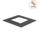 Photo : Grille d'arbre en acier premium - Venise Gris Procity - 1000 x 1000 mm - Non