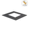 Grille d'arbre carré design moderne premium