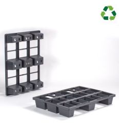 Demi palette plastique 80 x 60 cm