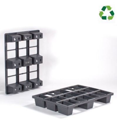 Demi palette plastique 80 x 60