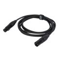 Photo : Cable xlr dmx Éco - 0,75 mètre - 3 - Non
