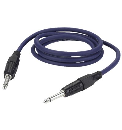 Câble jack to jack bleu pour système sonore