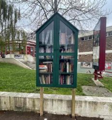 Boîte à livres Armoire sur pied d'Extérieur