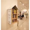 Boîte à livres Maison murale d'intérieur