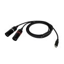 Photo : Cable xlr usb c 0,75 mètre