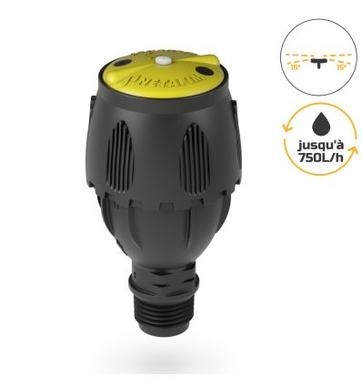 Micro asperseur rotatif Bleu 450L/h Meganet 15° 