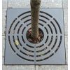 Grille d'arbre en fonte carré PMR