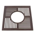 Photo : Grille d'arbre en fonte carré - Impu Non