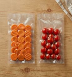 Sachet alimentaire sous vide gaufré