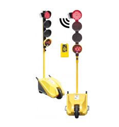 Lot de 2 feux avec radar + télécommande