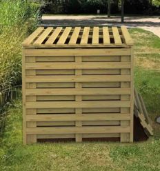 Mise en situation Composteur en bois