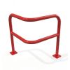 Arceau d'angle renforcé en acier Rouge signalisation RAL 3020