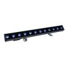 Barre d'éclairage extérieure 12 x 2 W Bleue