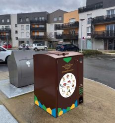 Abri Bac biodéchets mise en situation