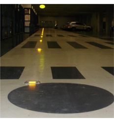 Plot de parking LED Rectangulaire Jaune Parking Interieur