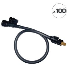 Support 8 mm + Tube PE 9/12 et Embase taraudée 1/2" pour asperseur Meganet (Lot de 100)