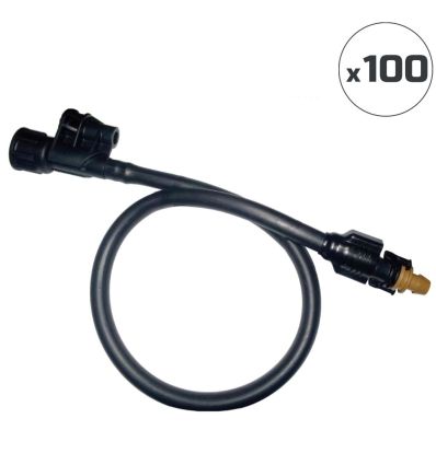 Support 8 mm + Tube PE 9/12 et Embase taraudée 1/2" pour asperseur Meganet (Lot de 100)