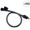 Support 8 mm + Tube PE 9/12 et Embase taraudée 1/2" pour asperseur Meganet (Lot de 100)