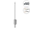 Installation pendulaire pour arroseur Spinnet avec Tube, Stabilisateur et Tête de vipère (Lot de 50)