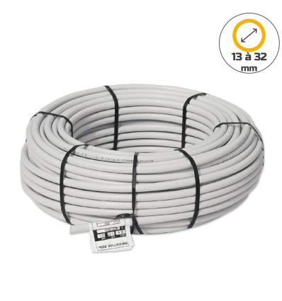 Tuyau PEBD gris 4bar