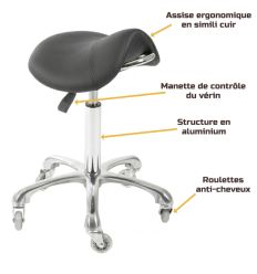 Tabouret ergonomique