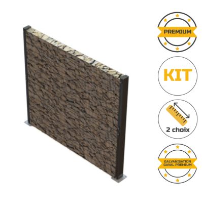 Kit de clôture en gabion 