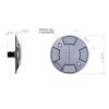 Plot de parking LED Ronde Dimensions