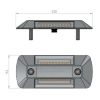 Plot de parking LED Rectangulaire Dimensions 3D