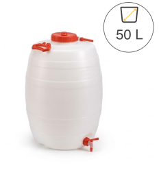 Baril alimentaire 50 L avec robinet 