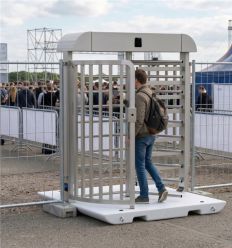 Tourniquet mobile sécurité structure ouverte