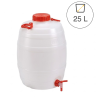 baril alimentaire 25 L avec robinet 