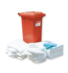 Kit absorbant Hydrocarbure 110 litres rouge