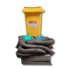 Kit absorbant tous liquides 110 litres jaune