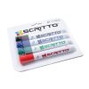 Lot de 4 feutres effaçables pour tableau blanc