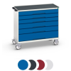 Servante de maintenance 6 tiroirs, largeur 1050 mm