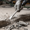 démolition béton avec burin de 25 mm