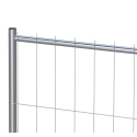 Photo : Cloture Heras mobile grillagée 3,5 x 2 m Blanche - Standard