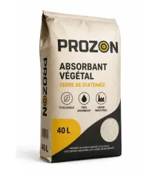 Absorbant en terre de diatomée calcinée