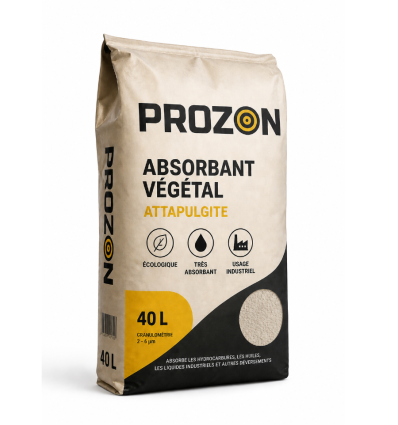 Absorbant en attapulgite calcinée - Sac de 20 kg