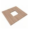 Grille d'arbre en Plastique recyclé beige 