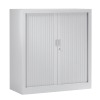 Armoire a rideau gris perle