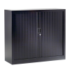 Armoire à rideau​ en métal noir