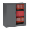 Armoire métallique Gris Anthracite à rideaux